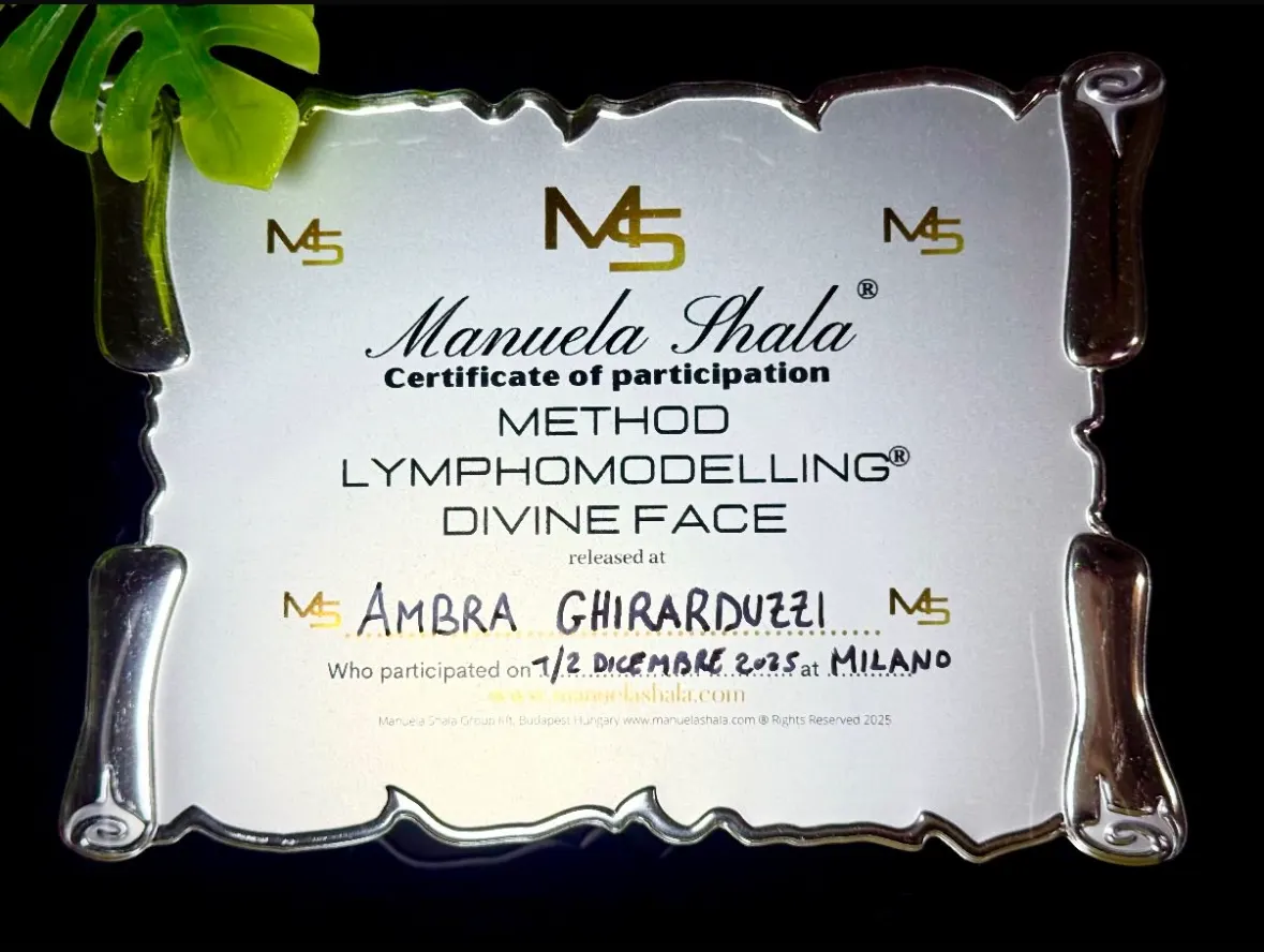 certificato di ambra ghirarduzzi